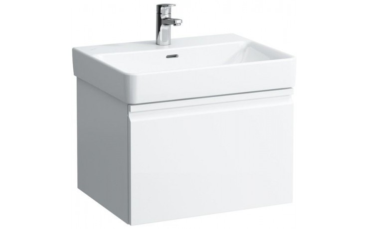 Koupelny Ptáček - LAUFEN PRO S skříňka pod umyvadlo 570x450x392mm, 1  zásuvka, bílá, lesk