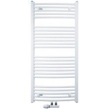 KORADO KORALUX RONDO COMFORT - M koupelnový radiátor 900/500, spodní středové připojení, bílá RAL9016