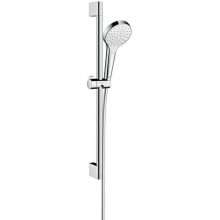 HANSGROHE CROMA SELECT S 1JET sprchová souprava 3-dílná, ruční sprcha pr. 110 mm, tyč, hadice, EcoSmart, bílá/chrom