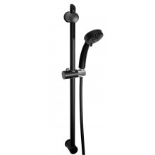 NOVASERVIS sprchová souprava 3-dílná, ruční sprcha, 3 proudy, tyč, hadice, matná černá