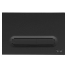 VITRA LOOP T ovládací tlačítko pro dvě splachování, plast, matná černá