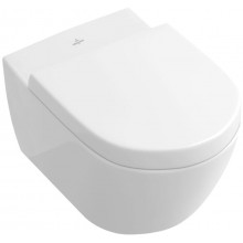 VILLEROY & BOCH SUBWAY 2.0 závěsné WC 370x560x365mm, s hlubokým splachováním, set se sedátkem, bílá Alpin