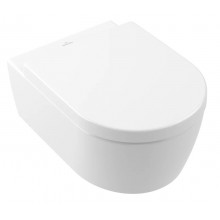 VILLEROY & BOCH AVENTO závěsné WC, se SoftClosing sedátkem, DirectFlush splachování, CeramicPlus, alpská bílá