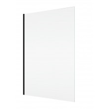 CONCEPT 400 boční stěna 80x197 cm, matná černá/čiré sklo