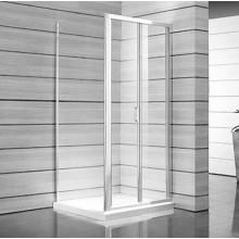 JIKA LYRA PLUS sprchové dveře 80x190 cm, zalamovací, bílá/sklo čiré