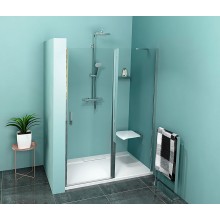 POLYSAN ZOOM LINE sprchové dveře 110x190 cm, lítací, chrom/čiré sklo