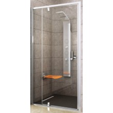 RAVAK PIVOT PDOP2 120 sprchové dveře 1161-1211x1900mm, dvojdílné, otočné, pivotové, sklo, bílá/bílá/transparent 