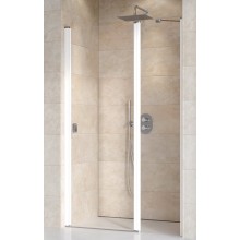 RAVAK CHROME CSD2 110 sprchové dveře 110x195 cm, lítací, bílá/sklo transparent