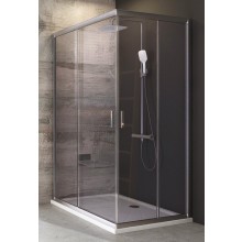 RAVAK BLIX BLRV2K 110 sprchové dveře 110x190 cm, posuvné, satin/sklo transparent
