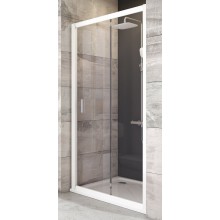 RAVAK BLIX BLDP2 100 sprchové dveře 100x190 cm, posuvné, bílá/sklo transparent