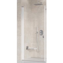 RAVAK CHROME CRV1 100 sprchové dveře 100x195 cm, lítací, bílá/sklo transparent