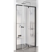 RAVAK PIVOT PDOP2-120 sprchové dveře 120x190 cm, pivotové, black/sklo transparent