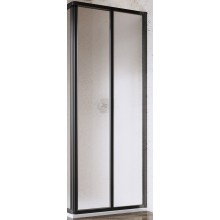 RAVAK SUPERNOVA SRV2 90 sprchové dveře 90x195 cm, posuvné, černá/sklo grape