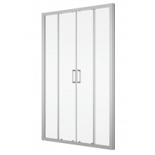 SANSWISS TOP LINE TOPS4 sprchové dveře 140x190 cm, posuvné, aluchrom/čiré sklo