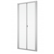 SANSWISS TOP LINE TOPK sprchové dveře 80x190 cm, zalamovací, matný elox/čiré sklo