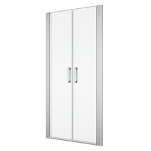 SANSWISS DIVERA D22T2 sprchové dveře 120x200 cm, lítací, aluchrom/čiré sklo