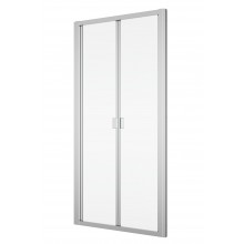 SANSWISS DIVERA D22K sprchové dveře 80x200 cm, zalamovací, aluchrom/sklo Screnn