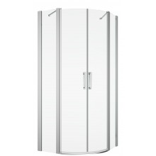 SANSWISS DIVERA D22ERB sprchový kout 90x90 cm, R550, křídlové dveře, aluchrom/čiré sklo