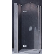 RAVAK SMARTLINE SMSRV4 80 sprchový kout 80x80 cm, rohový vstup, křídlové dveře, chrom/sklo transparent