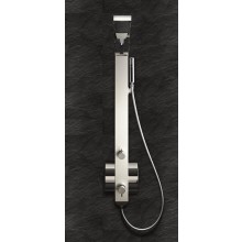 SANJET IDEA sprchový panel s baterií, hlavová sprcha, ruční sprcha, hadice, chrom