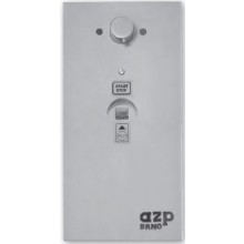 AZP BRNO BSZA 01.TV sprchový automat 250x500mm, s termostatickým ventilem, vestavěný, žetonový, bezpečnostní, nerez
