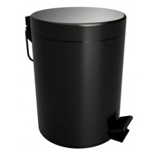 BEMETA DARK odpadkový koš 5l, nášlapný,  soft close, černá