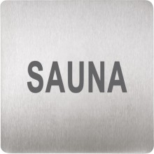 SANELA SLZN44V piktogram sauna 120x120mm, nerez mat