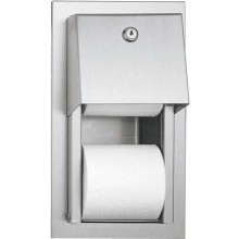 AZP BRNO zásobník toaletního papíru 160x90mm, vestavěný, nerez