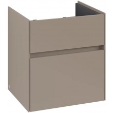 VILLEROY & BOCH COLLARO skříňka pod umyvadlo 51x41,4x54,8 cm, 2 zásuvky, Truffle Grey