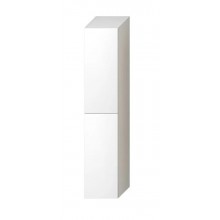 JIKA MIO skříňka vysoká 321x319x1618 mm, 2 dveře levé/pravé, lesklá bílá/bílá