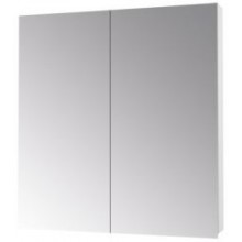 DŘEVOJAS PREMIUM GA2E 60 zrcadlová skříňka 60x73,9x13,8 cm, s el. zásuvkou, lamino, lesklá bílá
