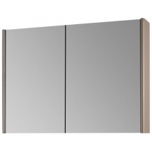 DŘEVOJAS ENZO GA2OE 100 zrcadlová skříňka 95,6x74,1x15,3 cm, osvětlení s regulací stmívání, s vypínačem a el. zásuvkou, lamino/MDF, vysoce lesklá bílá