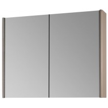 DŘEVOJAS ENZO GA2OE 80 zrcadlová skříňka 80,6x74,1x15,3 cm, osvětlení s regulací stmívání, s vypínačem a el. zásuvkou, lamino/MDF, vysoce lesklá bílá