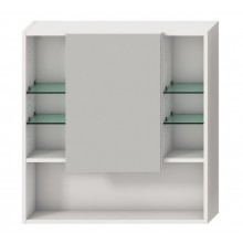 JIKA LYRA zrcadlová skříňka 77,5x80x13,2 cm, lamino, bílá