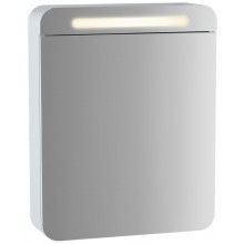 VITRA SENTO zrcadlová skříňka 60x70x15 cm, osvětlení, s vypínačem, panty vpravo, matt white