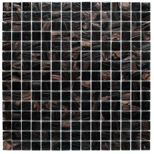 DUNIN JADE mozaika 32,7x32,7(2x2)cm, lesk, black/gold