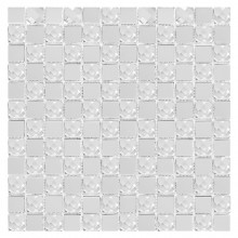 DUNIN VITRUM mozaika 30x30(2,5x2,5)cm, stříbrná/zrcadlo 